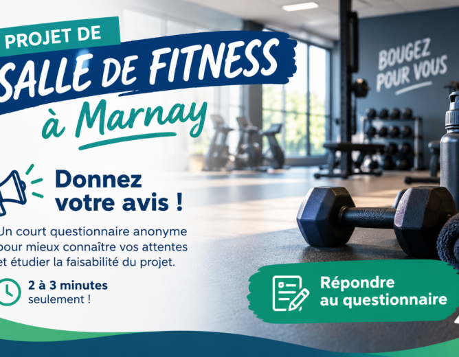 Projet de salle de fitness à Marnay : donnez votre avis!